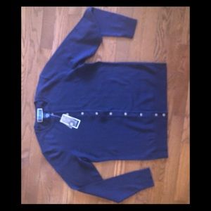 NWT Navy Blue classic cardigan